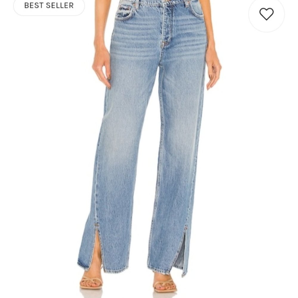 NWT Free People Long Line Straight Leg Jeans